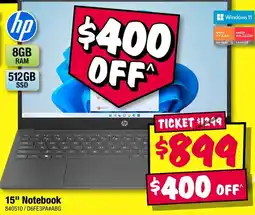 JB Hi-Fi 15" Notebook offer