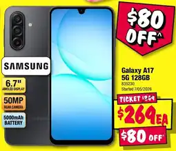 JB Hi-Fi Galaxy A17 5G 128GB offer