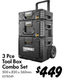 Bunnings 3 Pce Tool Box Combo Set offer