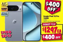 JB Hi-Fi Google Pixel 10 Pro 128GB offer