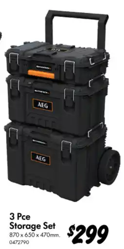 Bunnings 3 Pce Storage Set offer