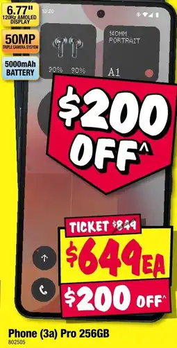 JB Hi-Fi Phone (3a) Pro 256GB offer