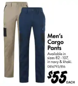 Bunnings Men's Cargo Pants offer