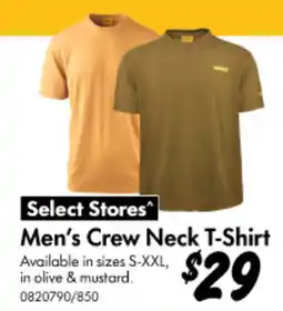 Bunnings Men's Crew Neck T-Shirt offer