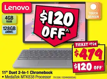 11" Duet 2-In-1 Chromebook