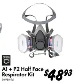 Bunnings A1 + P2 Half Face Respirator Kit offer