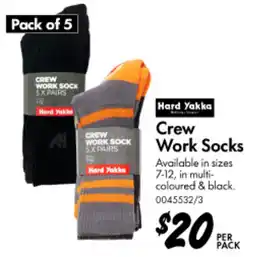 Bunnings Crew Work Socks offer