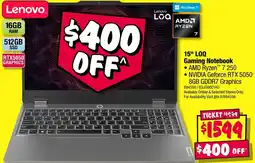 JB Hi-Fi 15" LOQ Gaming Notebook offer