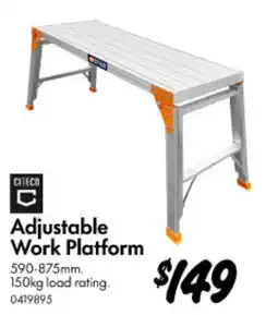 Bunnings Adjustable Work Platform offer
