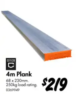Bunnings 4m Plank offer