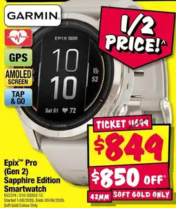 JB Hi-Fi Epix Pro (Gen 2) Sapphire Edition Smartwatch offer