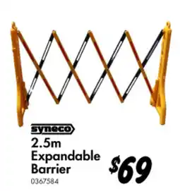 Bunnings 2.5m Expandable Barrier offer