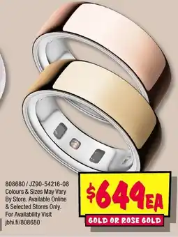 JB Hi-Fi Gold or rose gold offer