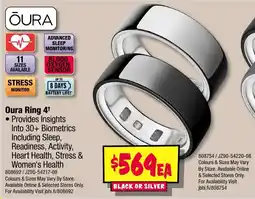 JB Hi-Fi Oura Ring 4+ offer