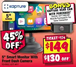 JB Hi-Fi 5" Smart Monitor With Front Dash Camera offer
