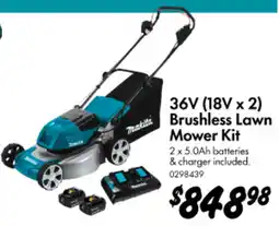 Bunnings 36V (18V x 2) Brushless Lawn Mower Kit offer