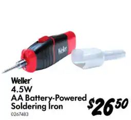 Bunnings 4.5W AA Battery-Powered Soldering Iron offer