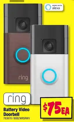 JB Hi-Fi Battery Video Doorbell offer