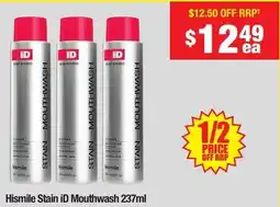 Chemist Warehouse Hismile Stain iD Mouthwash offer