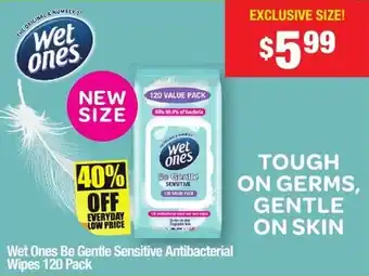 Chemist Warehouse Wet Ones Be Gentle Sensitive Antibacterial Wipes offer