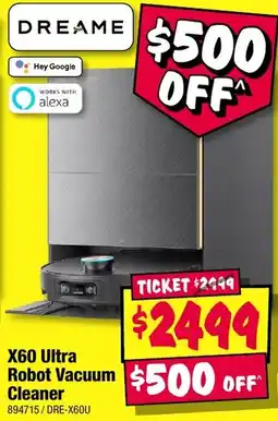 JB Hi-Fi X60 Ultra Robot Vacuum offer