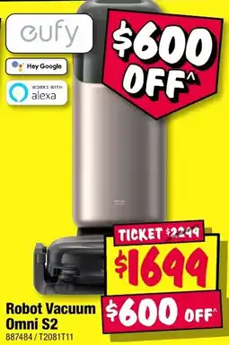 JB Hi-Fi Robot Vacuum Omni S2 offer