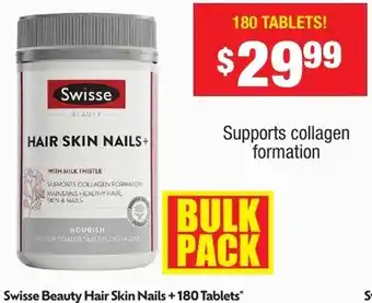 Chemist Warehouse Swisse Beauty Hair Skin Nails + offer