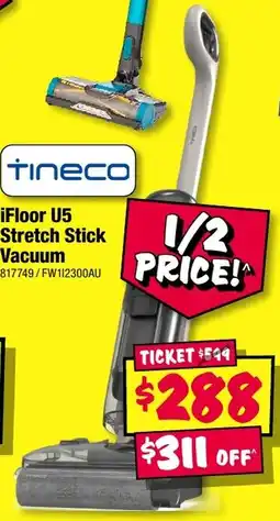 JB Hi-Fi iFloor U5 Stretch Stick Vacuum offer