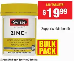 Chemist Warehouse Swisse Ultiboost Zinc+ offer
