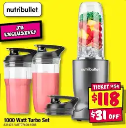JB Hi-Fi 1000 Watt Turbo Set offer