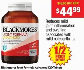 Chemist Warehouse Blackmores Joint Formula Advanced offer