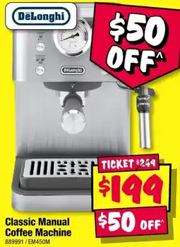 JB Hi-Fi Classic Manual Coffee Machine offer