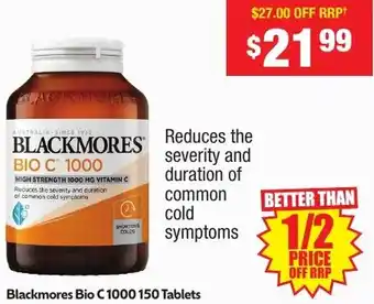 Chemist Warehouse Blackmores Bio C 1000 offer