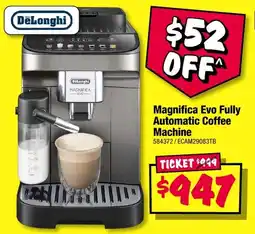 JB Hi-Fi Magnifica Evo Fully Automatic Coffee Machine offer