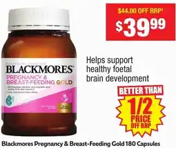 Chemist Warehouse Blackmores Pregnancy & Breast-Feeding Gold offer