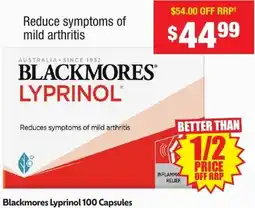 Chemist Warehouse Blackmores Lyprinol offer