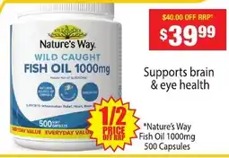 Chemist Warehouse Nature's Way Fish Oil 1000mg offer