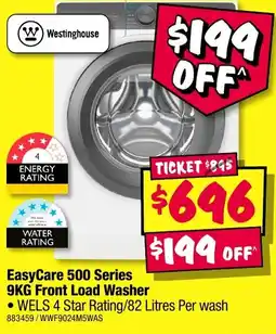 JB Hi-Fi EasyCare 500 Series Front Load Washer offer