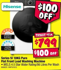 JB Hi-Fi Series 51 Pure Flat Front Load Washing Machine offer