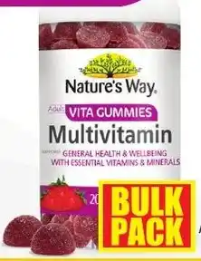 Chemist Warehouse Nature's Way Adult VITA GUMMIES Multivitamin offer