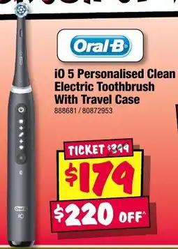 JB Hi-Fi i0 5 Personalised Clean Electric Toothbrush With Travel Case offer
