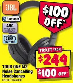 JB Hi-Fi TOUR ONE M2 Noise Cancelling Headphones offer