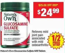 Chemist Warehouse Nature's Own Glucosamine Sulfate offer