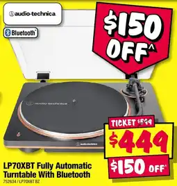 JB Hi-Fi LP70XBT Fully Automatic Turntable With Bluetooth offer