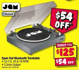 JB Hi-Fi Spun Out Bluetooth Turntable offer