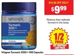 Chemist Warehouse Wagner Turmeric 3333 + offer