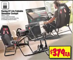 JB Hi-Fi Racing GT Lite Foldable Simulator Cockpit offer
