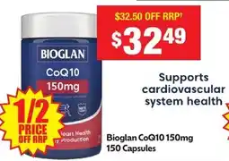 Chemist Warehouse Bioglan CoQ10 150mg offer