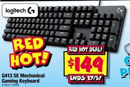 JB Hi-Fi G413 SE Mechanical Gaming Keyboard offer