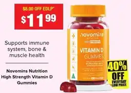 Chemist Warehouse Novomins Nutrition High Strength Vitamin D Gummies offer